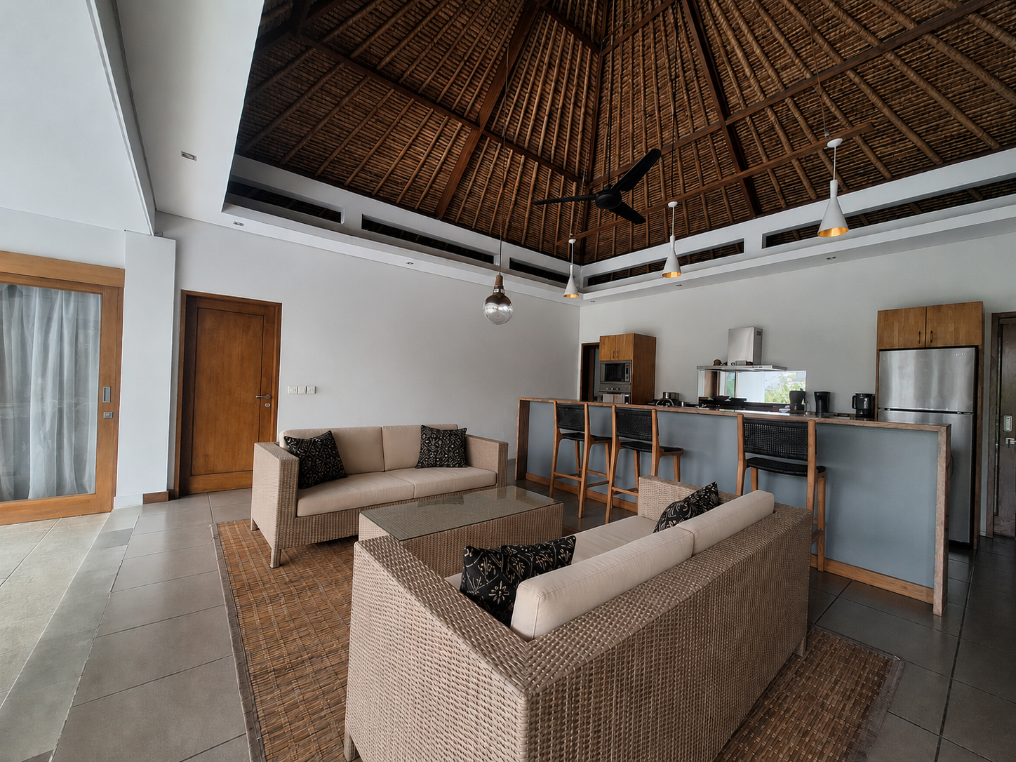 Villa Kitchen and Living